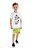 CONJUNTO CAMISETA MALHA E BERMUDA MOLETOM 000101 BRANCO ESPECIAL - UP BABY - Imagem 2