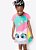 CAMISOLA TEEN VISCO PREGUICA RAINBOW ROSA - PUKET - Imagem 1