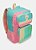 MOCHILA SEM RODINHA COLOR BLOCK VERDE AGUA - PUKET - Imagem 1