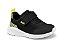 1136194 TENIS FLY BABY TECIDO PRETO/AMARELO FLUOR BIBI - Imagem 1