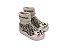 BOTA MINI MELISSA BEGE/PRETO MINI MELISSA - Imagem 1