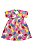 VESTIDO MANGA CURTA EM MEIA MALHA AB1650 ABSTRATO 1650 UP BABY - Imagem 1