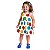 VESTIDO INFANTIL BRANCO COM BOLAS COLORIDAS KYLY - Imagem 1