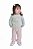 SUETER TRICOT BEBE FEMININO ALINE VERDE MINI LADY - Imagem 1
