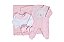 KIT MACACAO E MANTA TRICOT BEBE MARTINA ROSA RN MINI LADY - Imagem 1