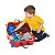 MALA INFANTIL COM RODINHA TRUNKI FRANK O BOMBEIRO - Imagem 4