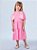 VESTIDO INFANTIL ROSA BABALOO ANIME - Imagem 1