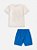 CONJUNTO INFANTIL ANIMAIS OFF WHITE E AZUL YOUCCIE - Imagem 5