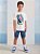 T-SHIRT INFANTIL  STITCHE OFF WHITE YOUCCIE - Imagem 3
