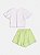 CONJUNTO BLUSA E SHORTS PEROLA STITCH E ANGEL MOMI - Imagem 2