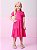 VESTIDO INFANTIL LACO COM STRASS PINK GLAM MOMI - Imagem 2