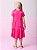 VESTIDO INFANTIL LACO COM STRASS PINK GLAM MOMI - Imagem 3