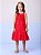 VESTIDO DE LAISE COM LACO INFANTIL VERMELHO MOMI - Imagem 1