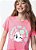 PIJAMA SHORT DOLL TEEN ECO UNICORNIO ALOHA ROSA PUKET - Imagem 3