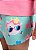 PIJAMA INFANTIL SHORT DOLL KIDS ECO UNICORNIO ALOHA ROSA PUKET - Imagem 4