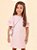 VESTIDO INFANTIL ROSA STRASS ANIME - Imagem 1