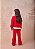 CONJUNTO INFANTIL MOLETOM URSO VERMELHO MOMI - Imagem 2