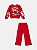CONJUNTO INFANTIL MOLETOM URSO VERMELHO MOMI - Imagem 3