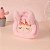 BOLSA PLUSH COELHA ROSA COM LACO ALCA DE MAO METOO - Imagem 1