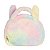 BOLSA PLUSH COELHA ARCO-IRIS ALCA DE MAO METOO - Imagem 4