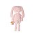 BONECA ANGELA PLUSH MANU COELHA ROSA 33CM METOO - Imagem 5