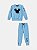 CONJUNTO DE MOLETOM INFANTIL MICKEY ZUL DENIM YOUCCIE - Imagem 1