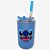 COPO NEO COM CANUDO 300ML STITCH  ZONA CRIATIVA - Imagem 1