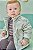 CONJUNTO INFANTIL JAQUETA E CALCA VERDE CLARO NATUREZA LUC.BOO - Imagem 1