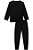 CONJUNTO CAMISETA E CALCA JOGGER PRETO E CINZA LUC.BOO - Imagem 4