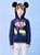 MOLETON LICENCIADO MICKEY AZUL MARINHO YOUCCIE - Imagem 1