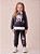 CONJUNTO MOLETOM HELLO KITTY GRAFITE ESCURO MOMI - Imagem 1