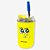 COPO NEO COM CANUDO 300ML BOB ESPONJA ZONA CRIATIVA - Imagem 1