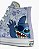 CONVERSE X DISNEY STITCH CHUCK TAYLOR ALL STAR CANO ALTO AZUL - Imagem 5