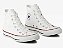TENIS ALL STAR CANO ALTO BRANCO E MARINHO CHUCK TAYLOR - Imagem 1