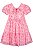 VESTIDO EM CHIFFON BRILHO ROSA CLARO INFANTIL KUKIÊ - Imagem 4