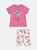 CONJUNTO BLUSA E BERMUDA BIKER ROSA CHERRY MOMI - Imagem 2
