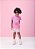 CONJUNTO BLUSA E BERMUDA BIKER ROSA CHERRY MOMI - Imagem 1