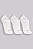 KIT 3 PARES DE MEIA INVISÍVEL LUPO BRANCA - Imagem 1
