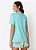 SHORT DOLL ADULTO ECO CAPIVARA MNA VERDE AGUA PUKET - Imagem 3