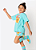 SHORT DOLL TEEN ECO CAPIVARA MNA VERDE AGUA PUKET - Imagem 1