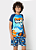 SHORT DOLL TEEN VISCO TUBARAO AZUL MARINHO PUKET - Imagem 1