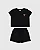 CONJUNTO BLUSINHA BOX E SHORTS PRETO MALWEE - Imagem 1