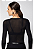 BLUSA SEGUNDA PELE ADULTO MICROFIBRA PRETA - Imagem 2