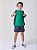 CONJUNTO CAMISETA VERDE E BERMUDA ESTAMPADA LAMBRETAS BIMBI - Imagem 1