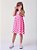 VESTIDO PINK LISTRADO NEON BIMBI - Imagem 1