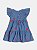 VESTIDO BORDADO MORANGOS AZUL MOMI - Imagem 4