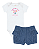 CONJUNTO BODY MANGA CURTA E SHORTS GROWING KIKO BABY - Imagem 1