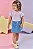 CONJUNTO BLUSA E SHORT SAIA JEANS KUKIÊ - Imagem 1