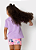 SHORT DOLL KIDS ECO BFF LILÁS LAVANDA PUKET - Imagem 3