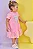 VESTIDO EM MOLECOTTON ROSA URSINHO KUKIÊ - Imagem 1